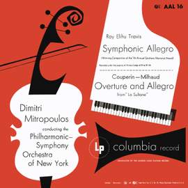 Couperin & Milhaud: Overture and Allegro from 'La Sultane' - Travis: Symphonic Allegro