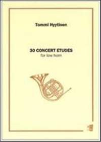 Tommi Hyytinen: 30 Concert Etudes for low horn