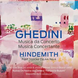 Ghedini: Musica da Concerto, Musica Concertante, Hindemith: Funf Stucke Op.44 No.4