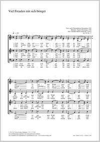 Göttsche, Gunther Martin: Viel Freuden mit sich bringet, op. 30,17