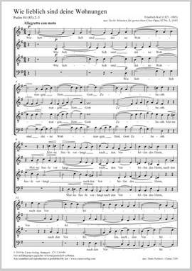 Kiel, Friedrich: How beautiful is thy dwelling place, Op. 82