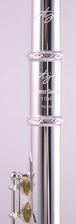 Trevor James 10XE-P Flute Outfit - CS 925 Silver Lip Plate and Riser Product Image