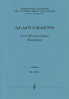 Craens, Alain: I.(n) M.(emoriam) for string quartet, reflection on the Requiem (Introitus) of Johannes Ockeghem