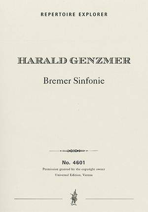 Genzmer, Harald: Bremer Sinfonie