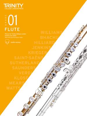 Trinity College London Flute Exam Pieces Grade 1 from 2023