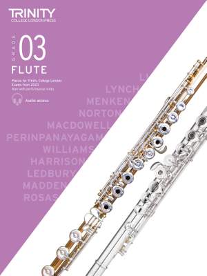 Trinity College London Flute Exam Pieces Grade 3 from 2023