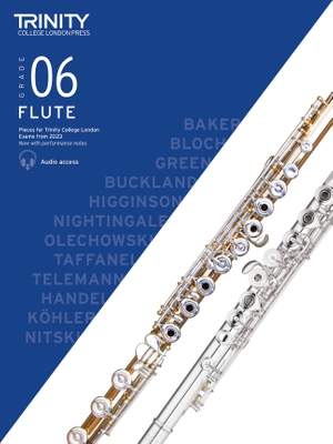 Trinity College London Flute Exam Pieces Grade 6 from 2023