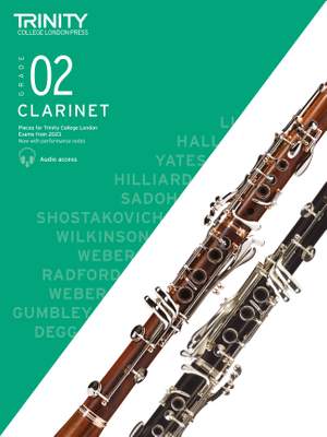 Trinity College London Clarinet Exam Pieces Grade 2 from 2023