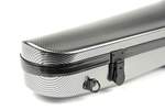 BAM Hightech Shaped Violin Case Silver Carbon Product Image