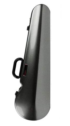 BAM Hightech Shaped Violin Case Silver Carbon