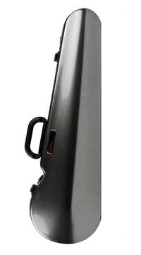 BAM Hightech Shaped Violin Case Silver Carbon