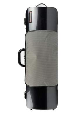 BAM Hightech Oblong Violin Case With Pocket Black Carbon