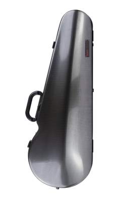 BAM Hightech Shaped Adjustable Viola Case Silver Carbon