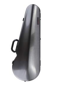 BAM Hightech Shaped Adjustable Viola Case Silver Carbon