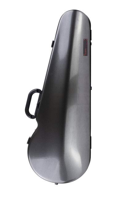 BAM Hightech Shaped Adjustable Viola Case Silver Carbon
