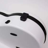 BAM Hightech Shaped Adjustable Viola Case White