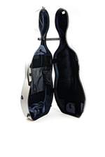 BAM Hightech Adjustable Cello Case Metallic Silver Product Image