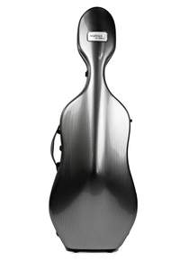 BAM Hightech Compact Cello Case Silver Carbon 4/4