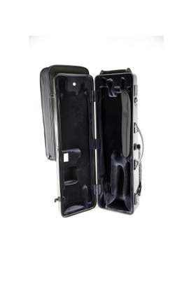 BAM Hightech Bass (to C) + Double (Bb/A) Clarinet Case Black