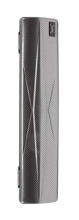 BAM Hightech Slim Flute Case Silver Carbon