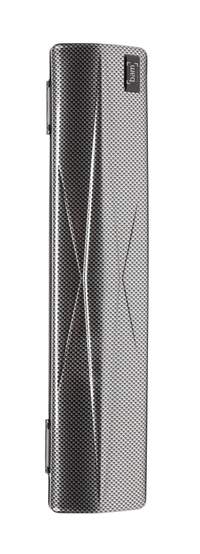 BAM Hightech Slim Flute Case Silver Carbon