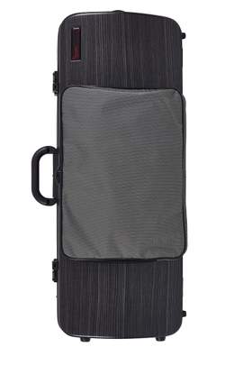 BAM Hightech Oblong Viola Case With Pocket Black Lazure