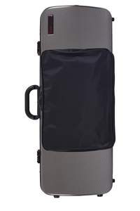 BAM Hightech Oblong Viola Case With Pocket Silver Carbon