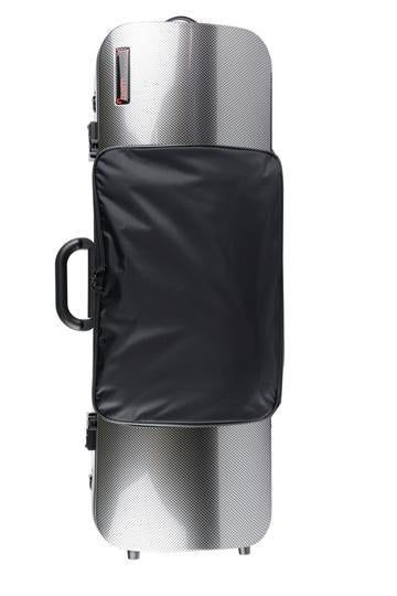 BAM Hightech Compact Viola Case With Pocket Silver Carbon