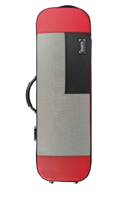 BAM Stylus Oblong Violin Case Red