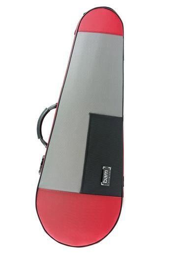 BAM Stylus Shaped Viola Case 41.5cm Red