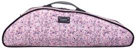 BAM Hoody For Hightech Slim Violin Case Flowers Pink