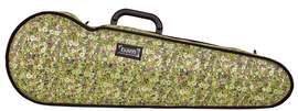 BAM Hoody For Hightech Shaped Violin Case Flowers Green