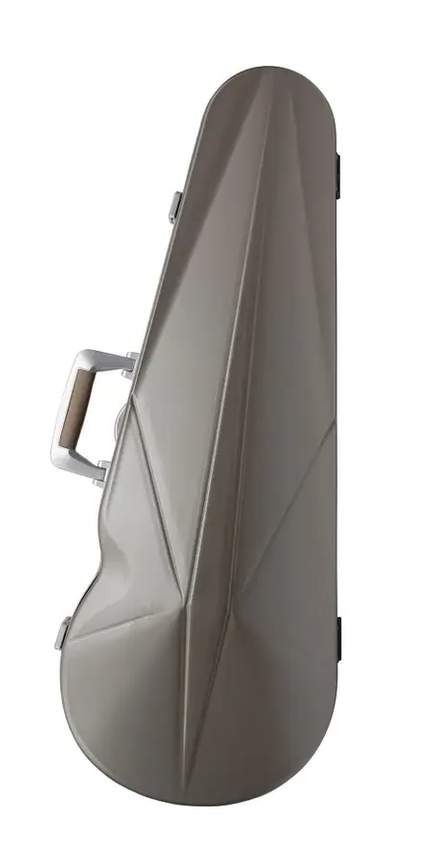 BAM L'Opera Supreme Hightech Shaped Viola Case Champagne/Silver