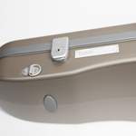 BAM L'Opera Supreme Hightech Shaped Viola Case Champagne/Silver Product Image