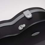 BAM L'Opera Supreme Hightech Shaped Viola Case Black/Silver Product Image