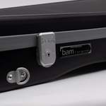 BAM L'Opera Supreme Hightech Shaped Viola Case Black/Silver Product Image