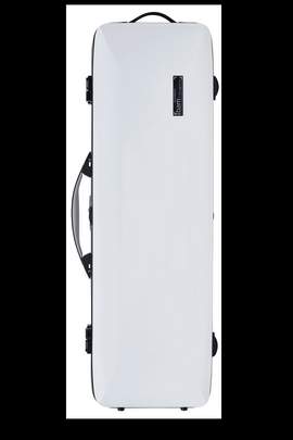 BAM Supreme Ice Hightech Oblong Violin Case White/Black