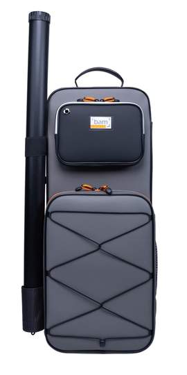 BAM Peak Performance Compact Violin Case Black/grey