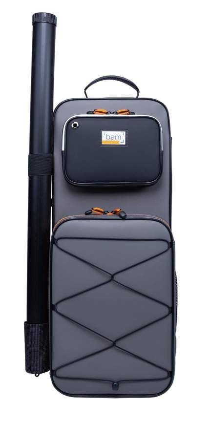 BAM Peak Performance Compact Violin Case Black/grey