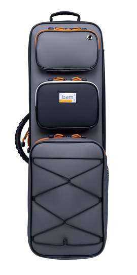 BAM Peak Performance Oblong Violin Case Black/Grey 3/4-1/2