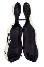 BAM Supreme Ice Hightech Cello Case White/Black 4/4 Product Image