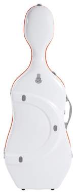 BAM Supreme Ice Hightech Cello Case White/Orange 4/4 Product Image