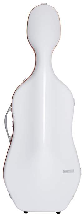 BAM Supreme Ice Hightech Cello Case White/Orange 4/4