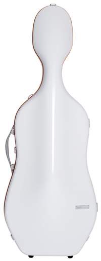 BAM Supreme Ice Hightech Cello Case White/Orange 4/4