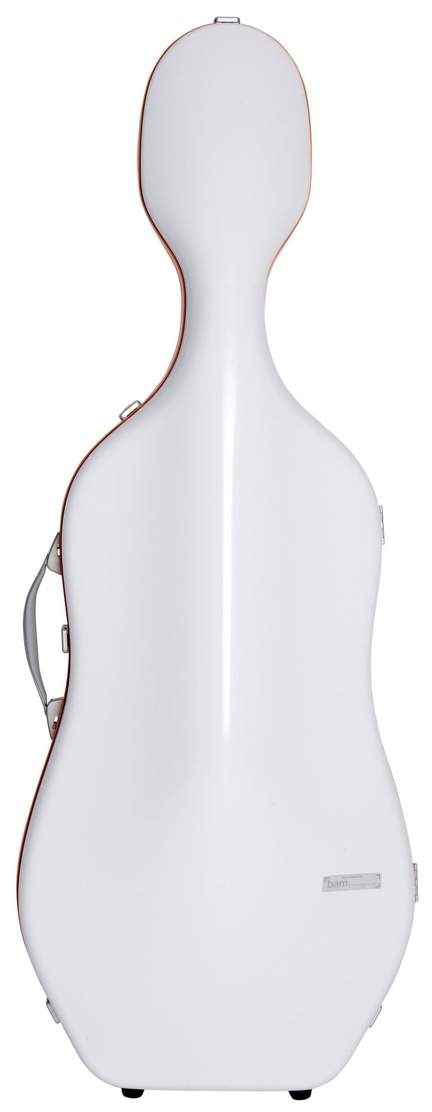 BAM Supreme Ice Hightech Cello Case White/Orange 4/4