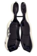 BAM Supreme Ice Hightech Cello Case White/Silver Product Image
