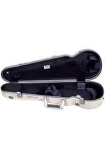 BAM Supreme Ice Hightech Shaped Violin Case White/Silver Product Image