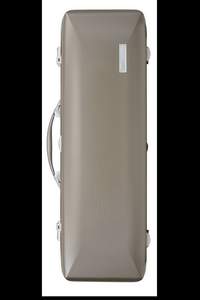 BAM Supreme Hightech Oblong Violin Case Champagne/Silver