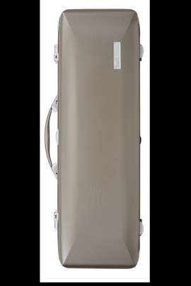 BAM Supreme Hightech Oblong Violin Case Champagne/Silver