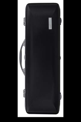BAM Supreme Hightech Oblong Violin Case Black/Silver